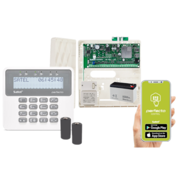 ZESTAW ALARMOWY SATEL PERFECTA 32-WRL LTE SET-A + PRF-LCD-WRL + 7Ah + AWT150